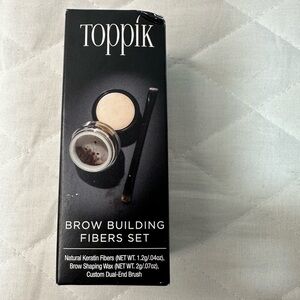 Toppik Brow Building Fibers Set Light Brown Full Natural Look Eyebrow New In Box